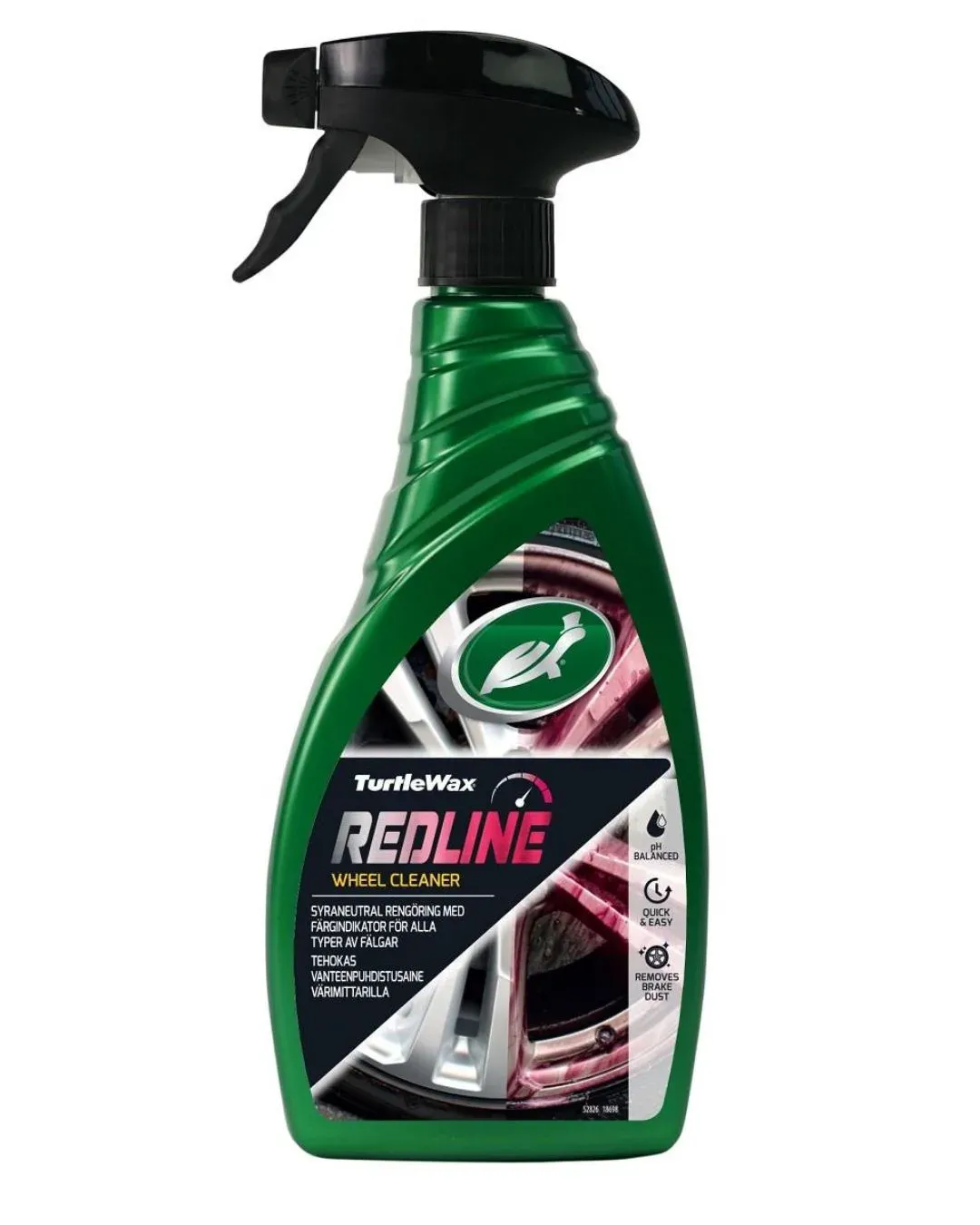 Почистващ препарат за джанти Turtle Wax Redline Wheel Cleaner 500 мл