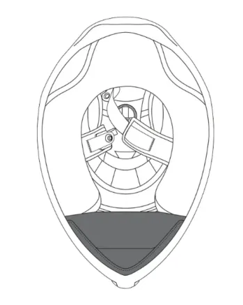 Подбрадник за каска AGV K3 XS/L