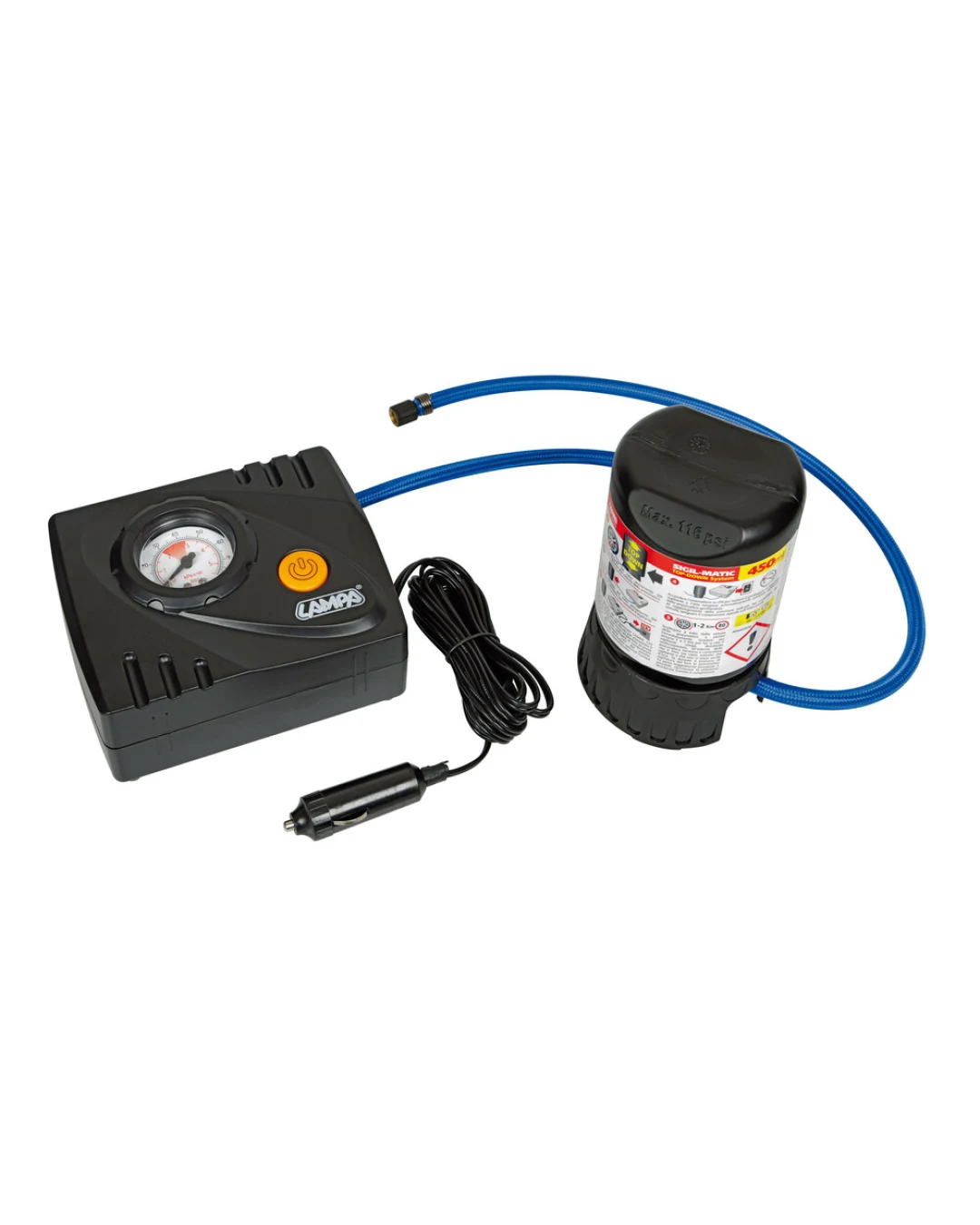 Помпа за безкамерни гуми Pump-Jet & Fix Basic, 12 V - 72170