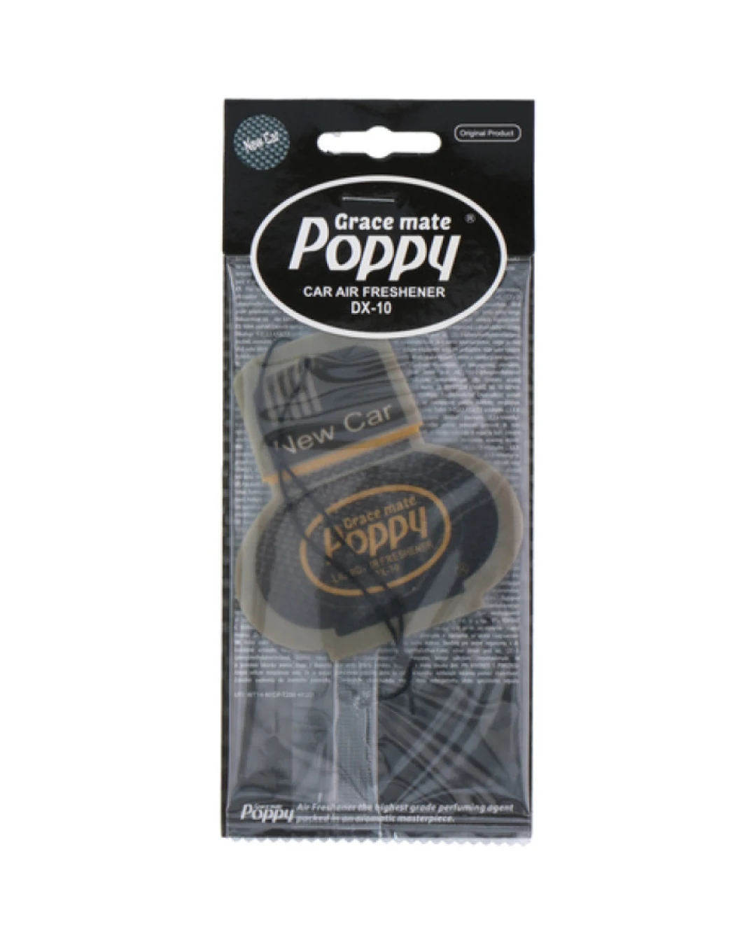 Poppy Ароматизатор освежител за въздух с аромат на нова кола