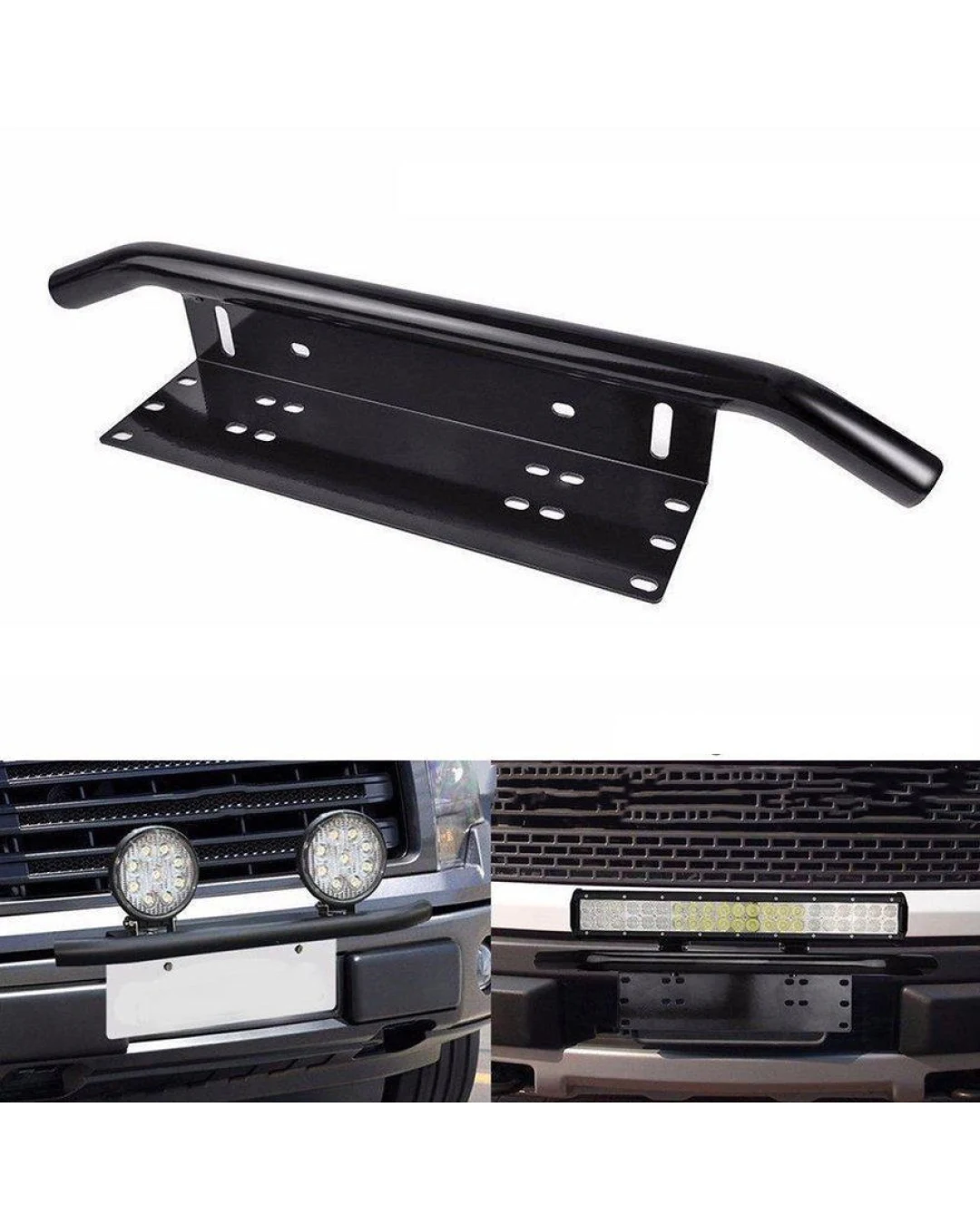 Поставка ролбар За Номер, Стойка За Лед Led Бар Халогени, Универсална, Булбар