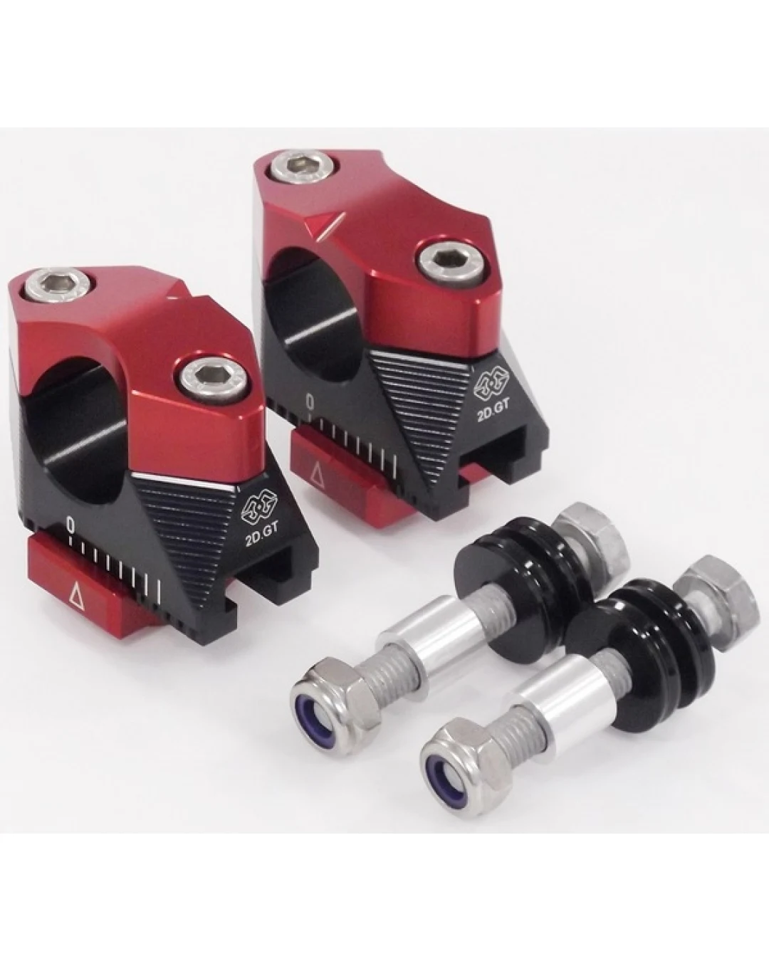 Повдигачи за кормило GILLES RISERS 2DGT BK/RD BRUTALE 675