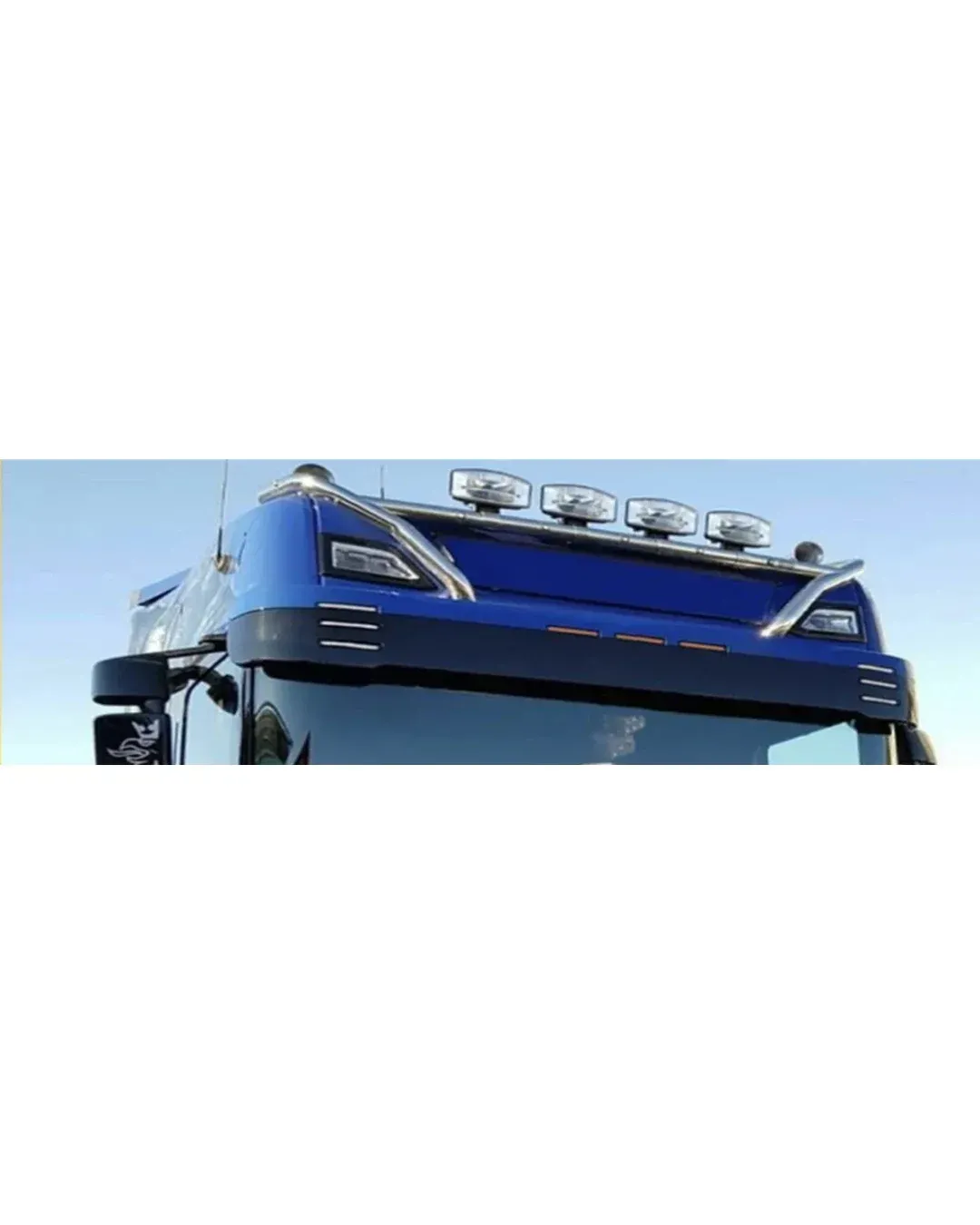Преден LED габарит за Scania R/S/G New Generation 2016+ 24V Оранжев