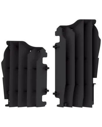Преден предпазител за радиатор POLISPORT KAWASAKI KX450F(16-20) BLACK