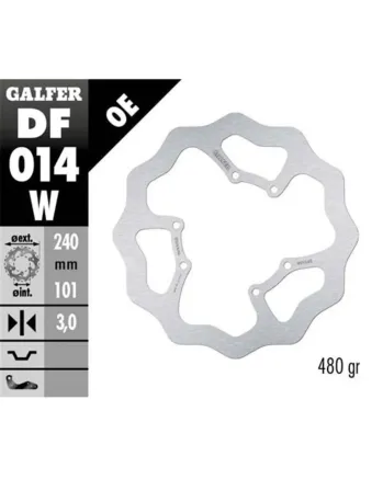 Преден спирачен диск Galfer WAVE FIXED 240x3mm DF014W