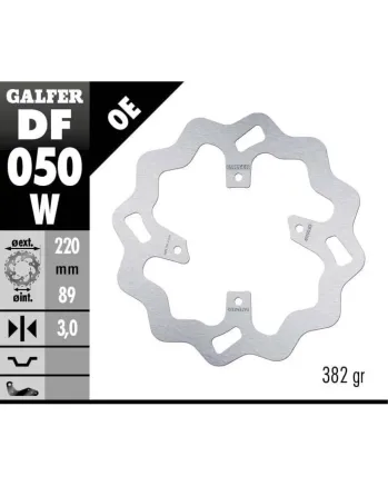 Преден спирачен диск Galfer WAVE FIXED  DISC WAVE FIXED 220x3mm DF050W