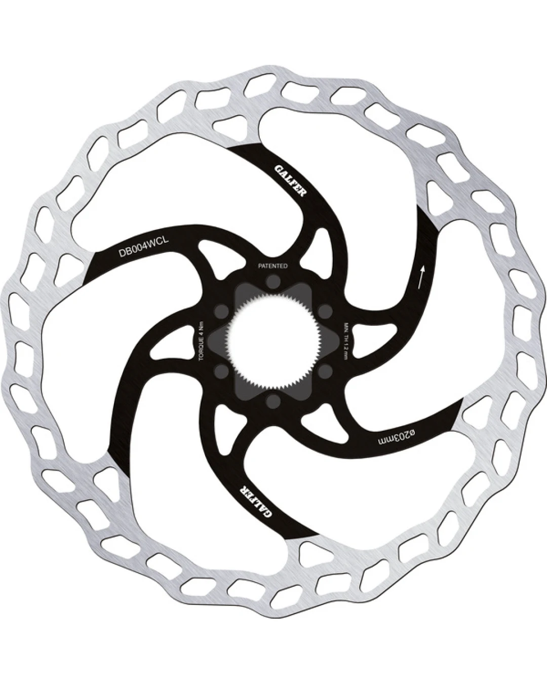 Преден спирачен диск MTB DB004WCL