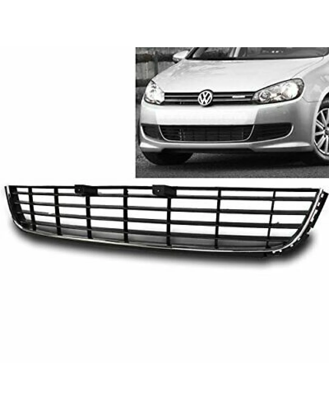 ПРЕДНА РАДИАТОРНА РЕШЕТКА ЗА ФОЛКСВАГЕН ГОЛФ 6 МК6 VW GOLF MK6 2008-2013