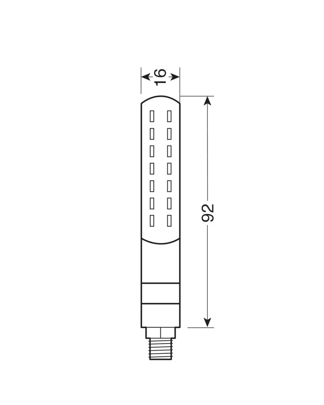 Предни мигачи/светлини Line SQ 12V LED - 90478