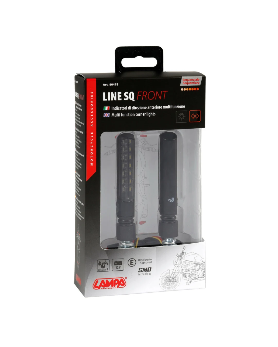 Предни мигачи/светлини Line SQ 12V LED - 90478