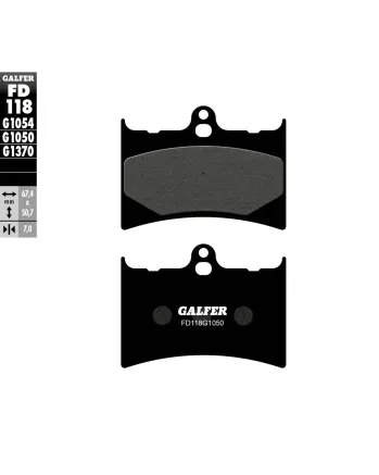 Предни мото накладки Galfer SCOOTER FD118G1050