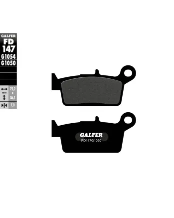 Предни мото накладки Galfer SCOOTER FD147G1050