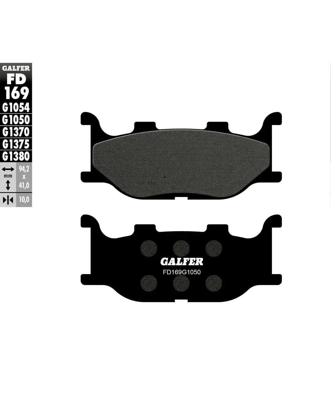 Предни мото накладки Galfer SCOOTER FD169G1050