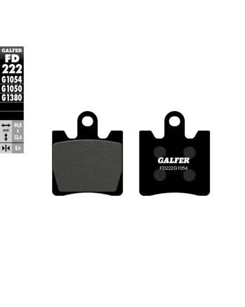Предни мото накладки Galfer SCOOTER FD222G1050