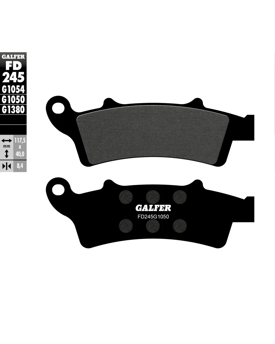 Предни мото накладки Galfer SCOOTER FD245G1050