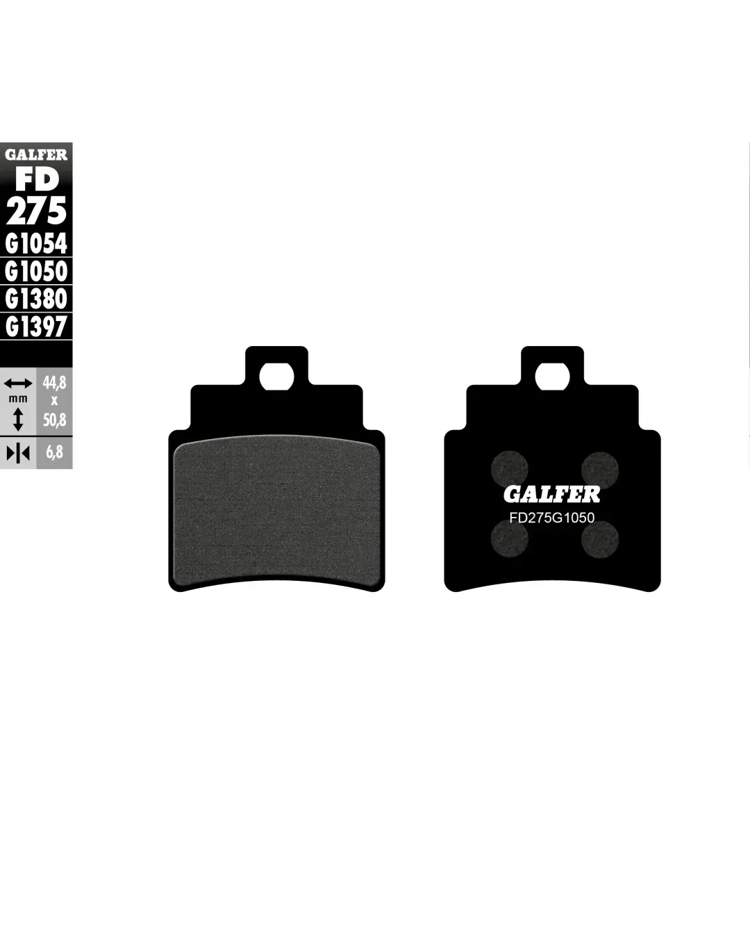 Предни мото накладки Galfer SCOOTER FD275G1050