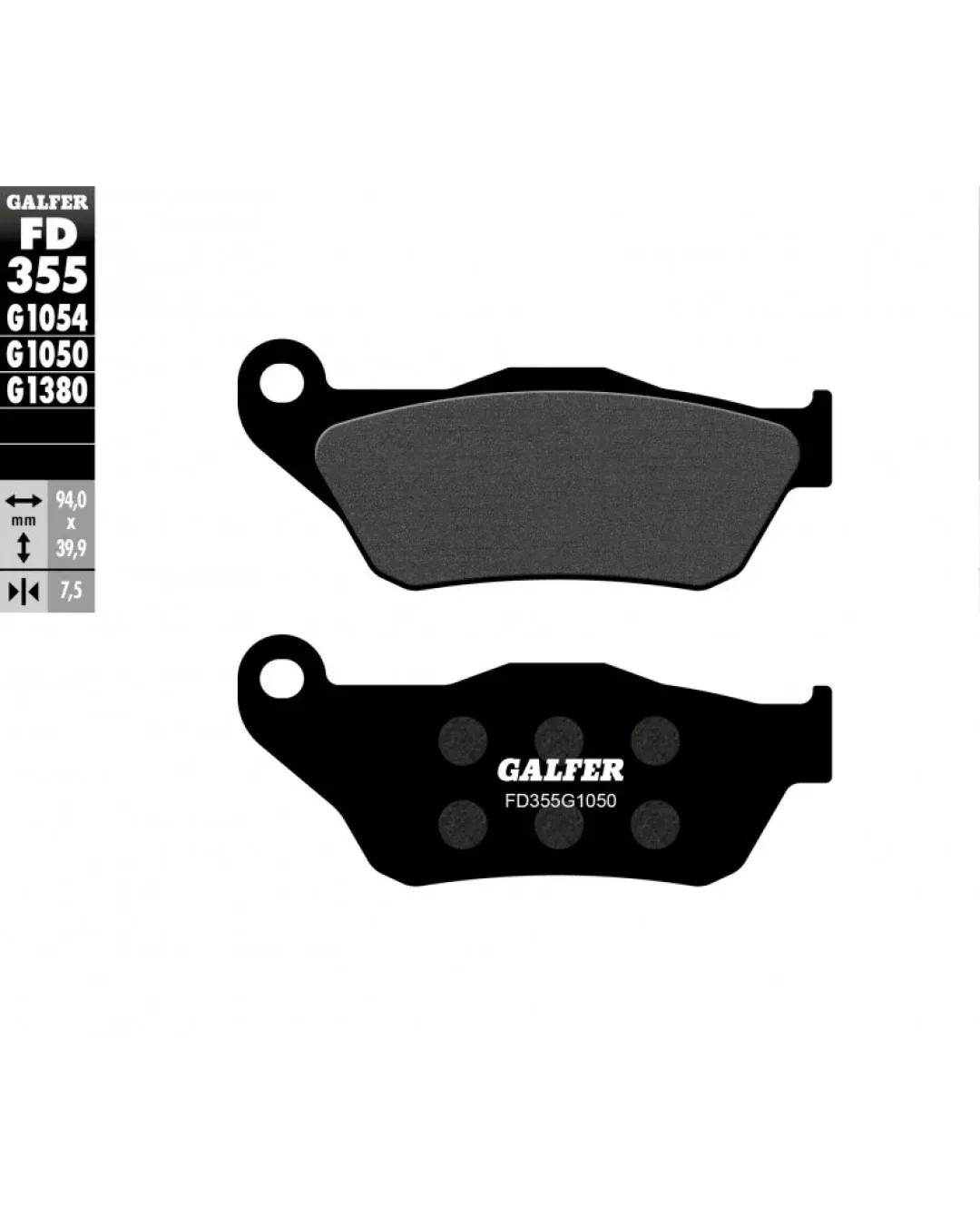 Предни мото накладки Galfer SCOOTER FD355G1050