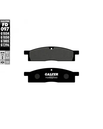 Предни мото накладки Galfer SCOOTERFD097G1050
