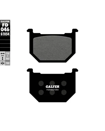 Предни  мото накладки Galfer SEMI METAL FD046G1054