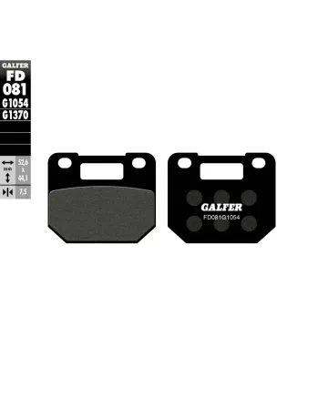 Предни мото накладки Galfer SEMI METAL FD081G1054