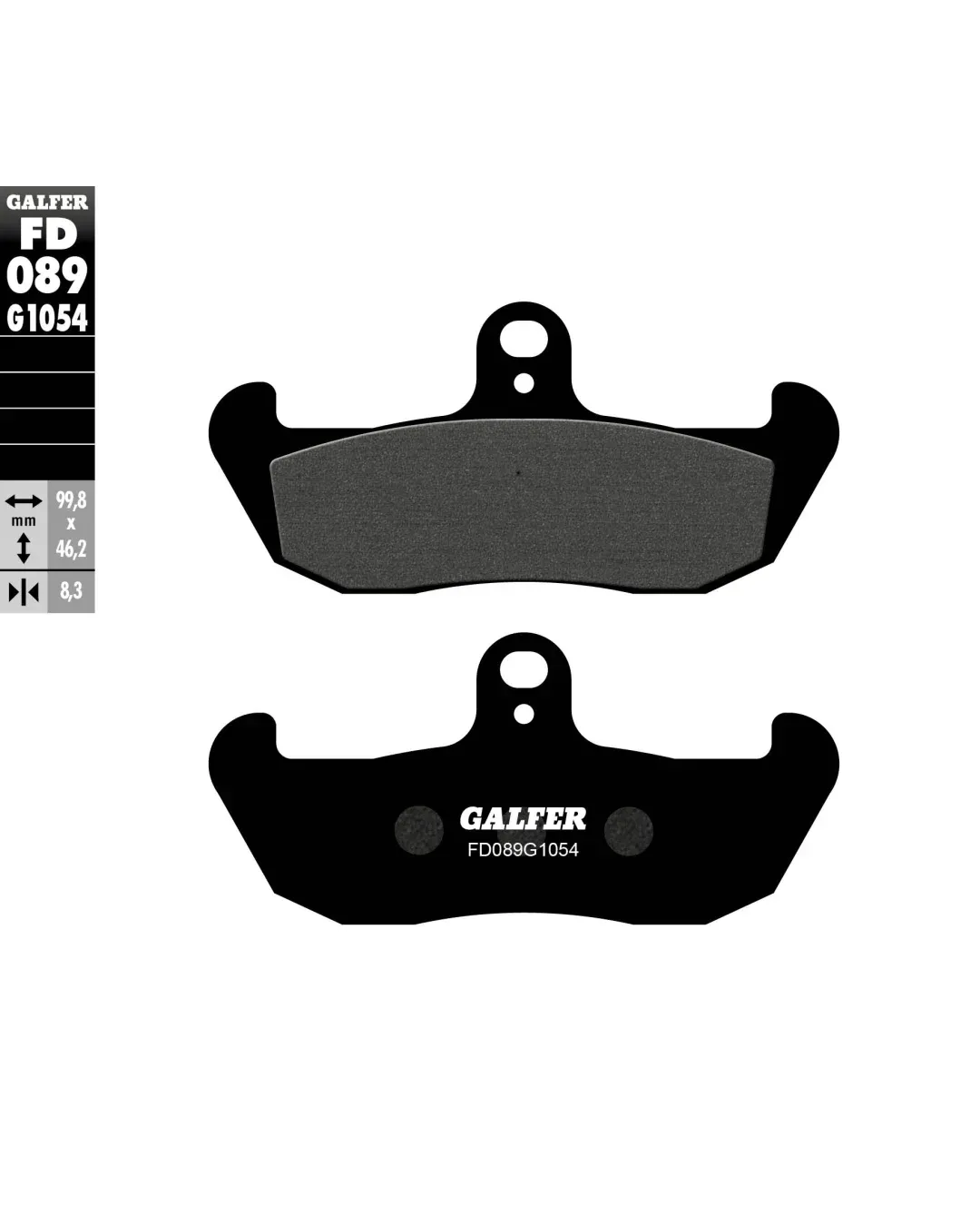 Предни  мото накладки Galfer SEMI METAL FD089G1054