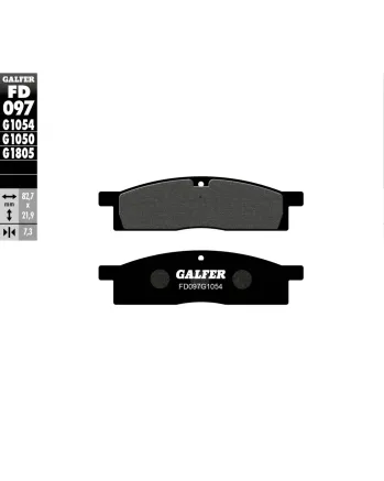 Предни мото накладки Galfer SEMI METAL FD097G1054