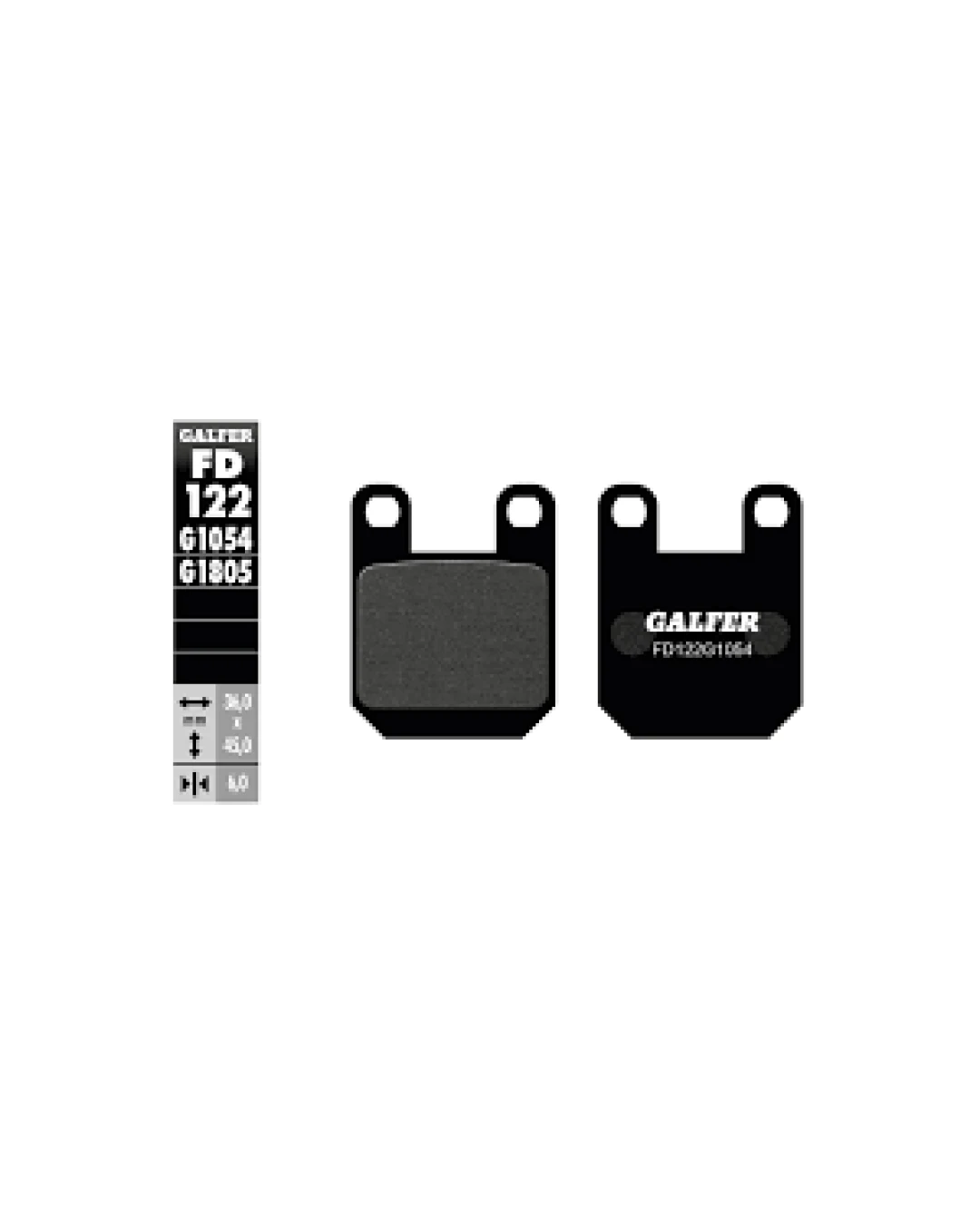 Предни мото накладки Galfer SEMI METAL FD122G1054