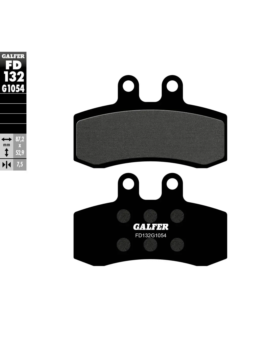 Предни мото накладки Galfer SEMI METAL FD132G1054