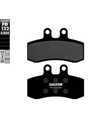 Предни мото накладки Galfer SEMI METAL FD132G1054