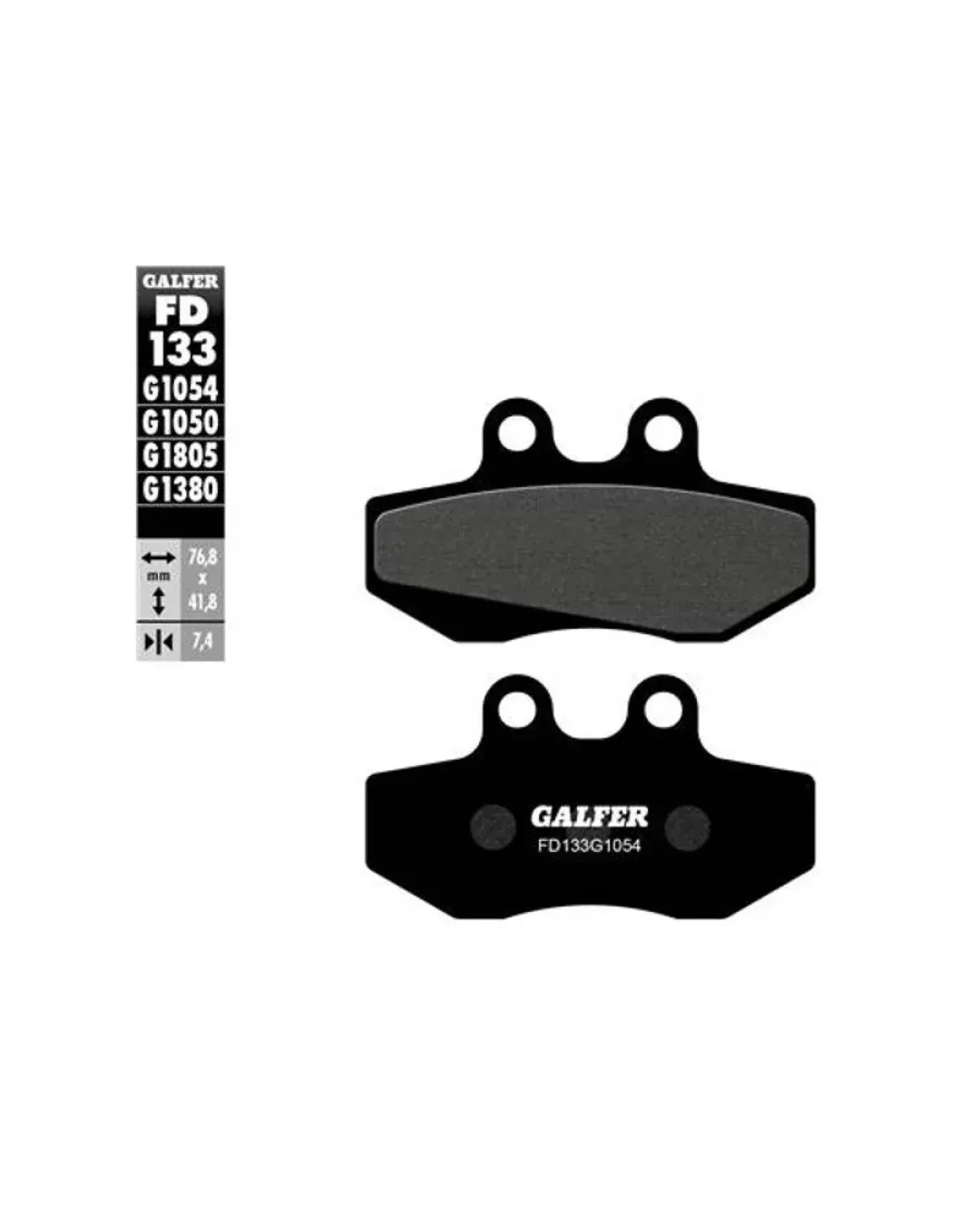 Предни мото накладки Galfer SEMI METAL FD133G1054