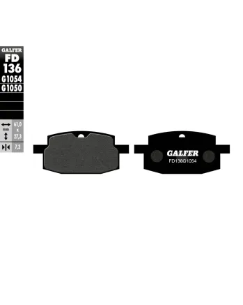 Предни мото накладки Galfer SEMI METAL FD136G1054