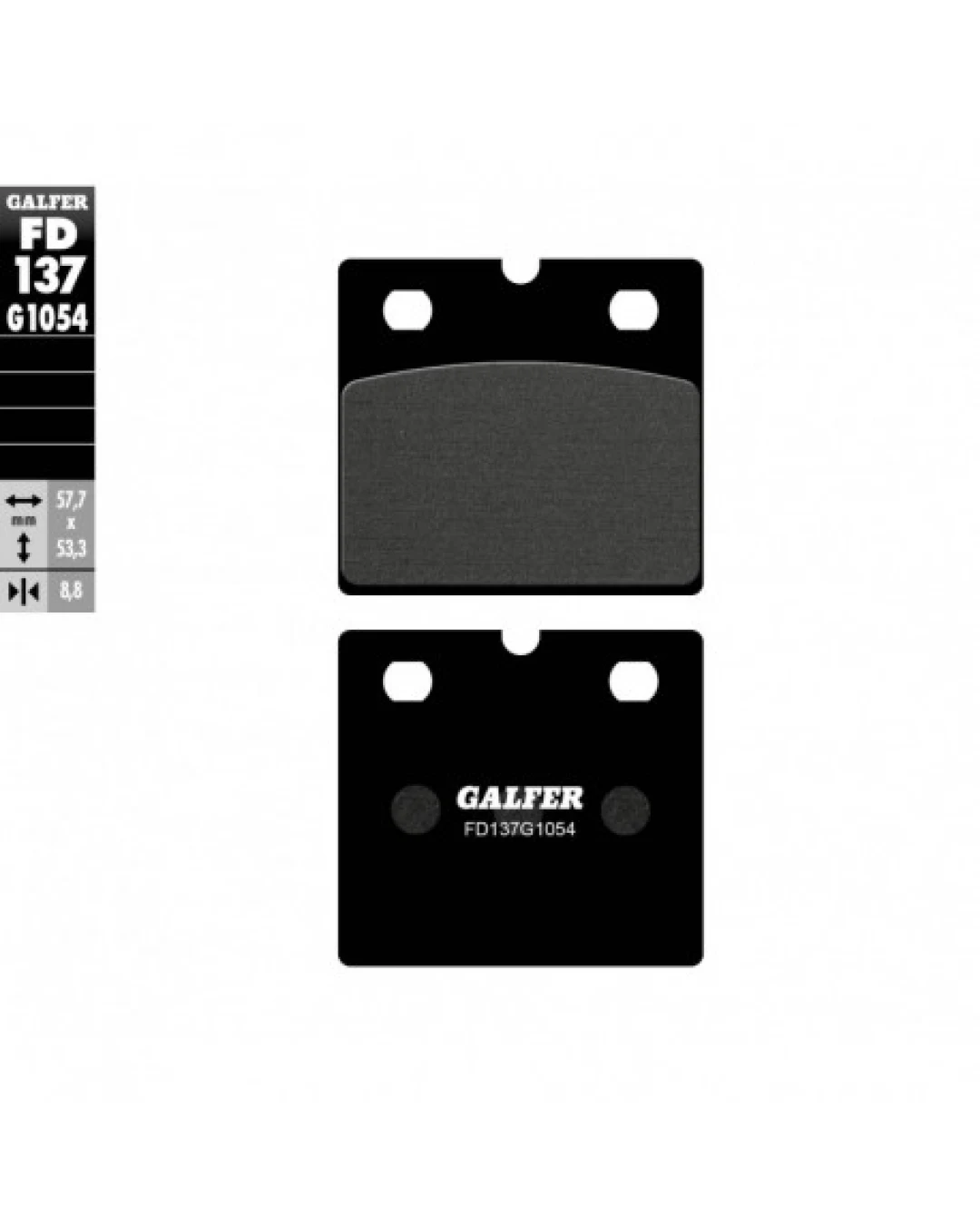 Предни мото накладки Galfer SEMI METAL FD137G1054