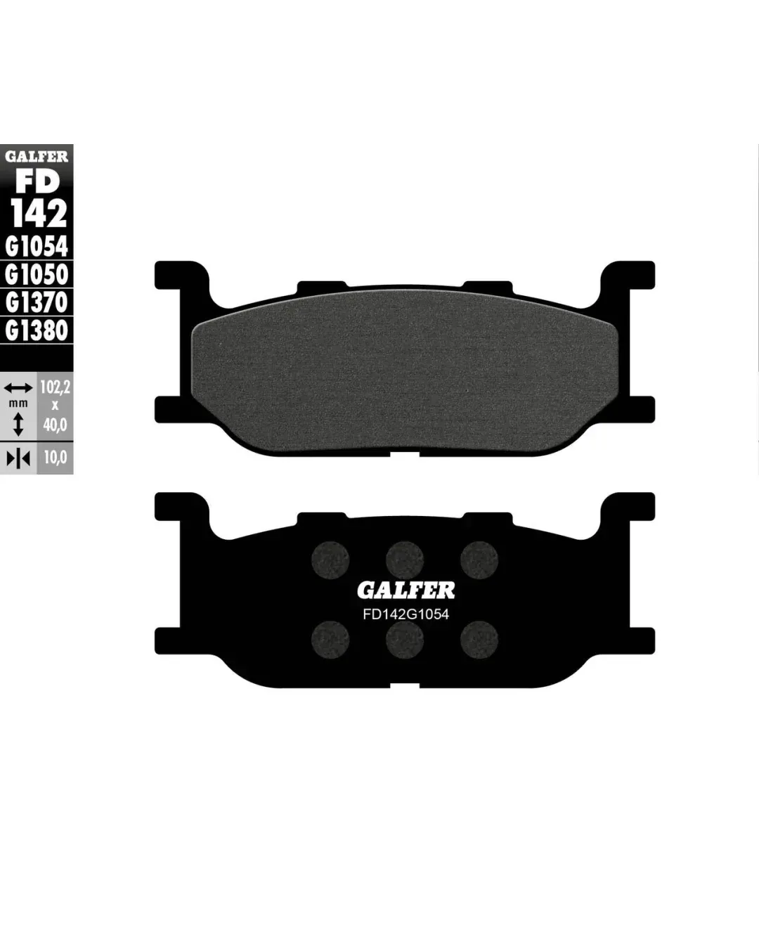 Предни мото накладки Galfer SEMI METAL FD142G1054