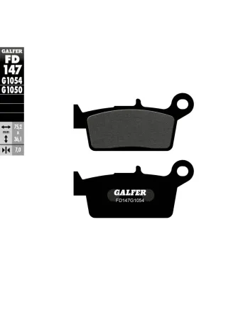 Предни мото накладки Galfer SEMI METAL FD147G1054