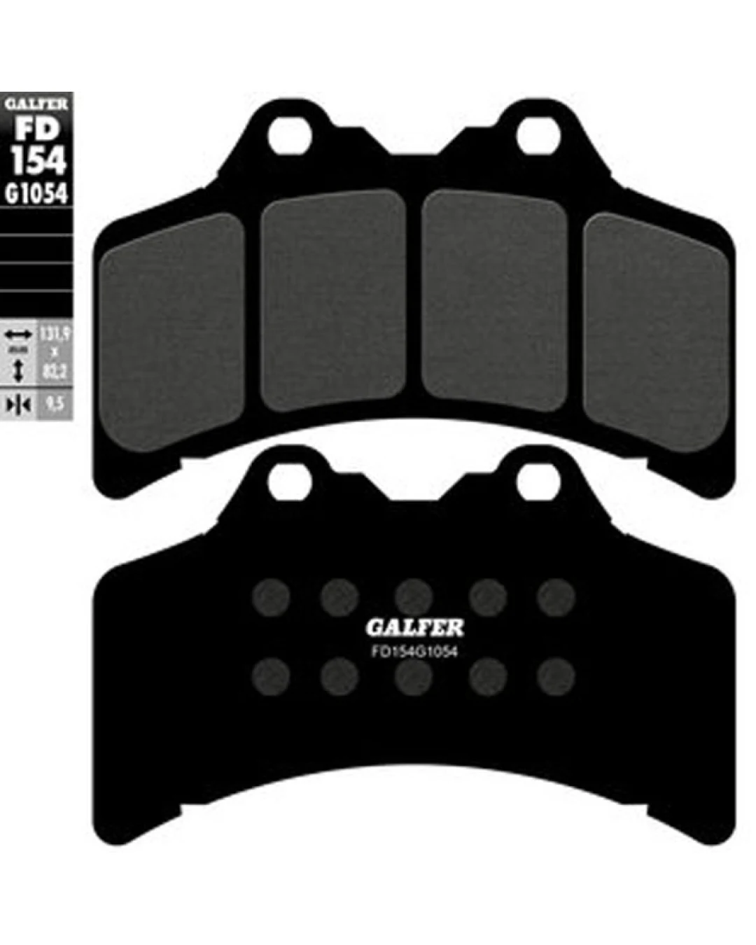 Предни мото накладки Galfer SEMI METAL FD154G1054