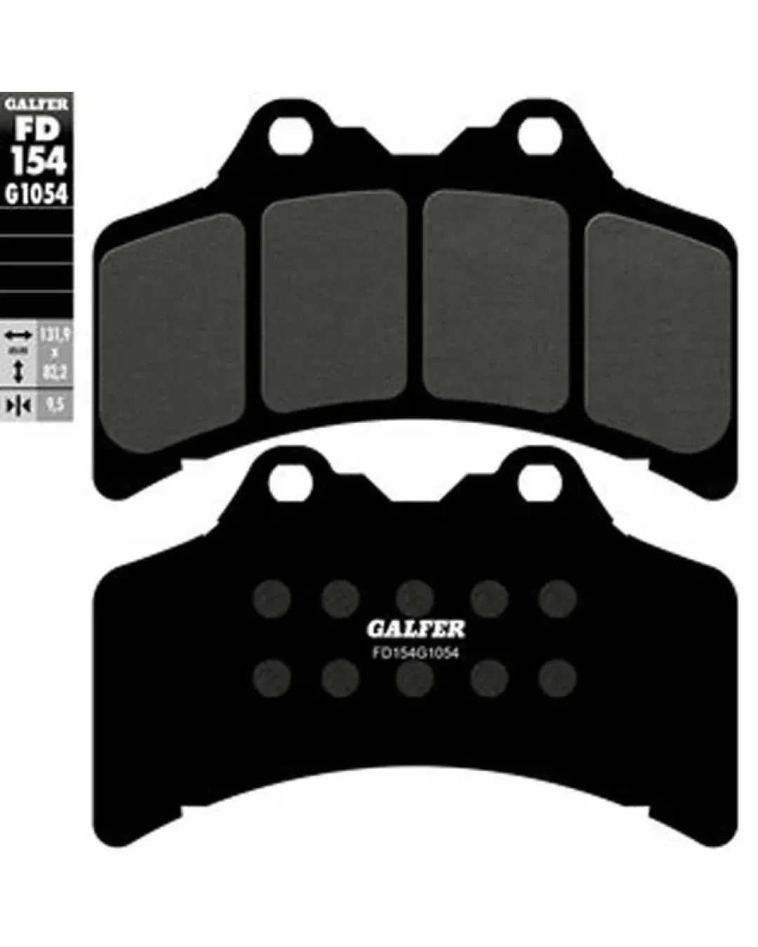 Предни мото накладки Galfer SEMI METAL FD154G1054
