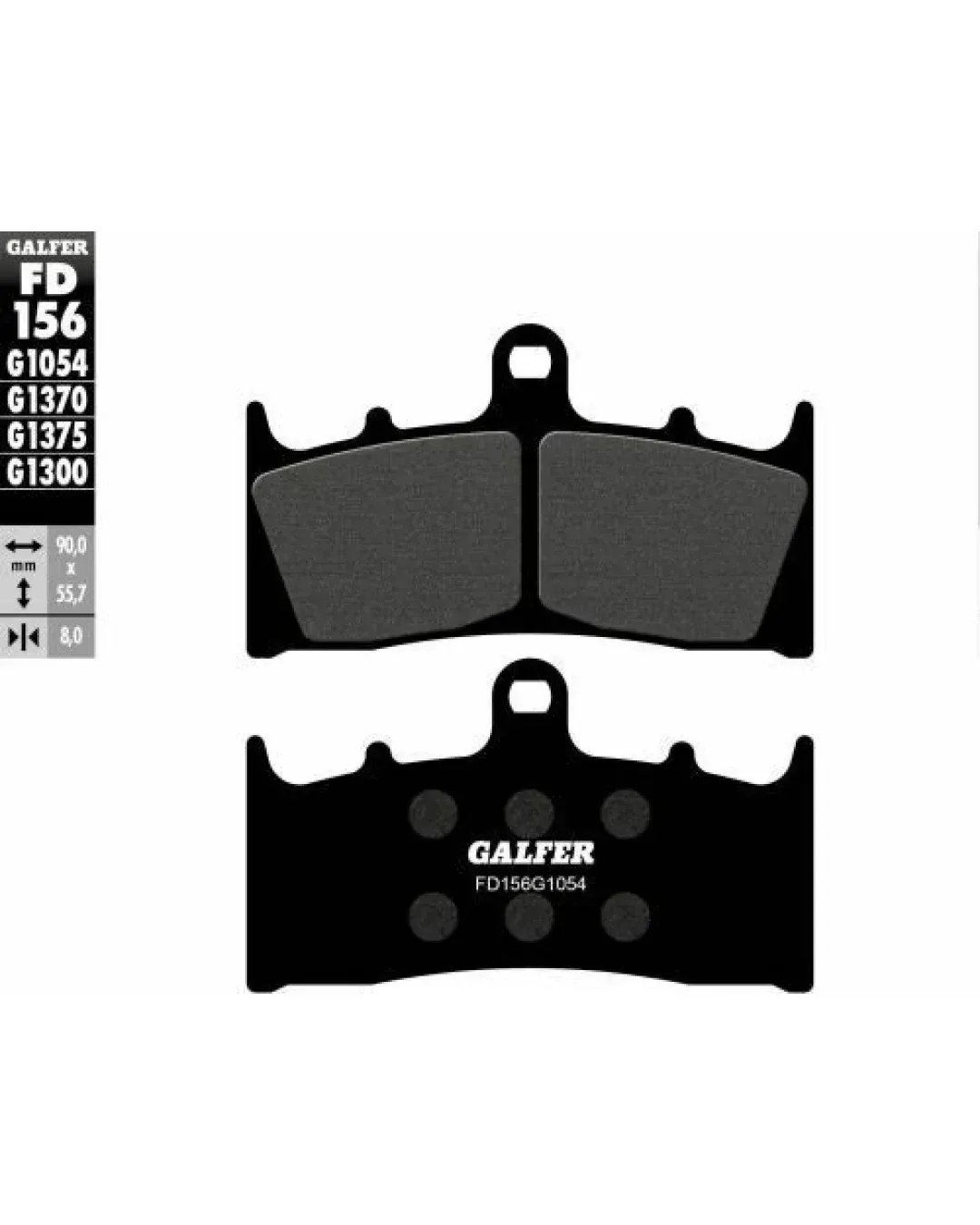 Предни мото накладки Galfer SEMI METAL FD156G1054