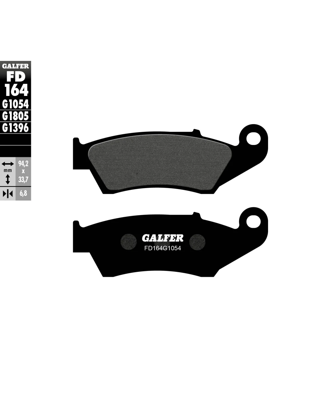 Предни мото накладки Galfer SEMI METAL FD164G1054