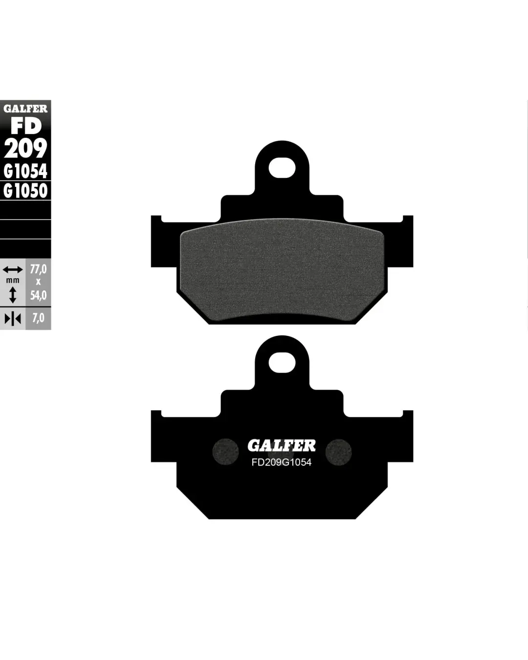 Предни мото накладки Galfer SEMI METAL FD209G1054