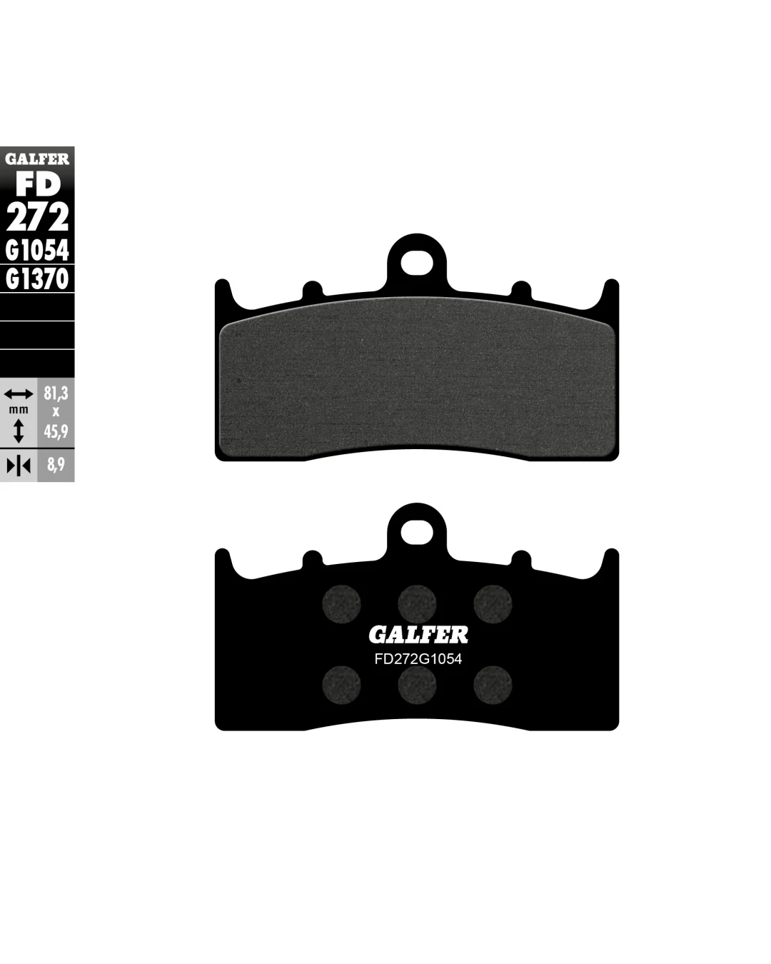 Предни  мото накладки Galfer SEMI METAL FD272G1054