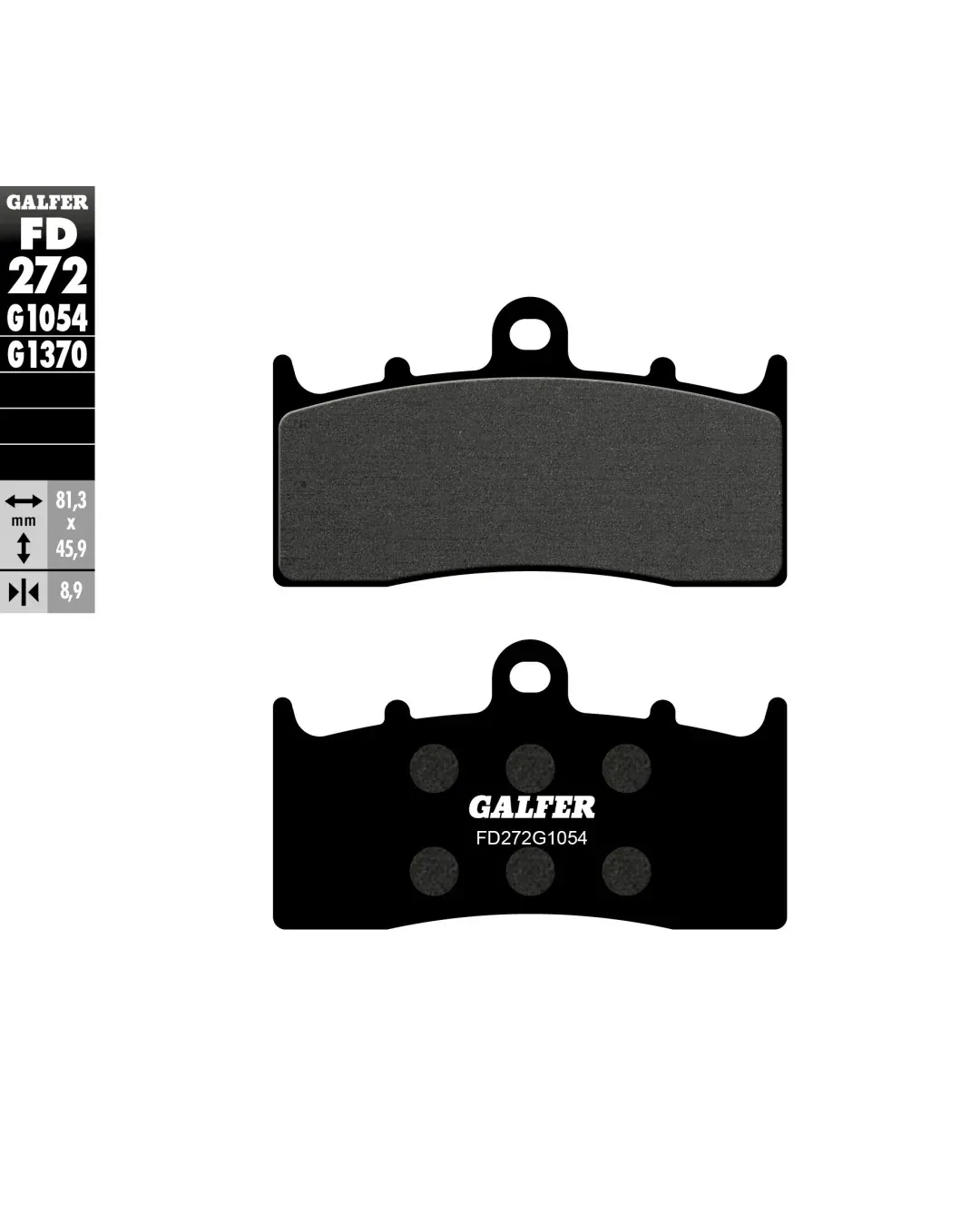 Предни  мото накладки Galfer SEMI METAL FD272G1054
