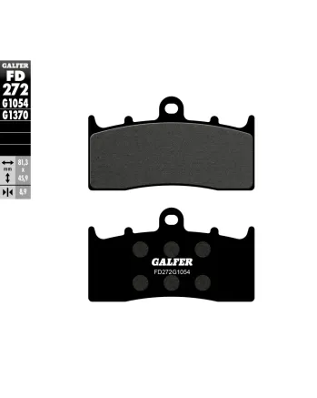 Предни  мото накладки Galfer SEMI METAL FD272G1054
