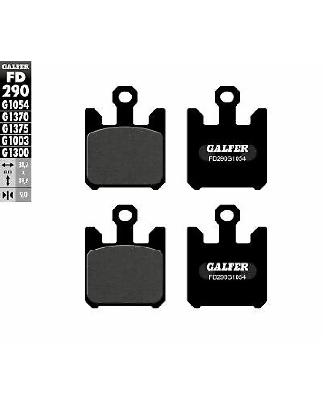 Предни мото накладки Galfer SEMI METAL FD290G1054