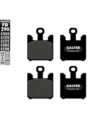 Предни мото накладки Galfer SEMI METAL FD290G1054