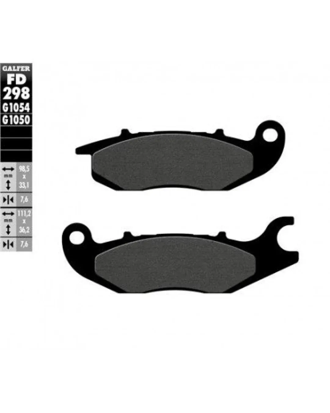 Предни мото накладки Galfer SEMI METAL FD298G1054