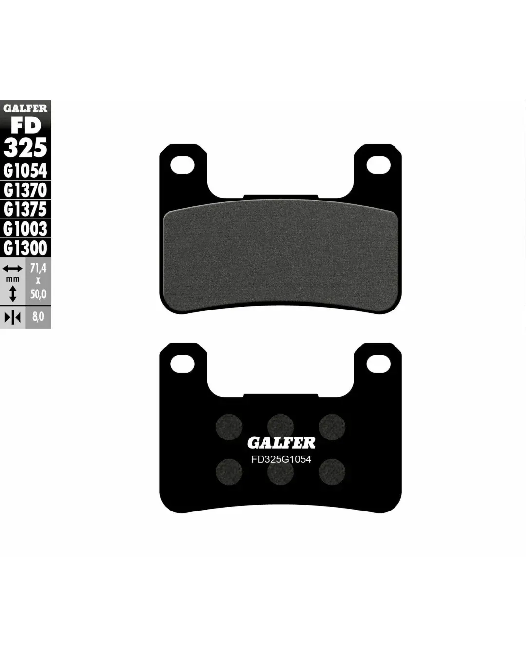 Предни мото накладки Galfer SEMI METAL FD325G1054
