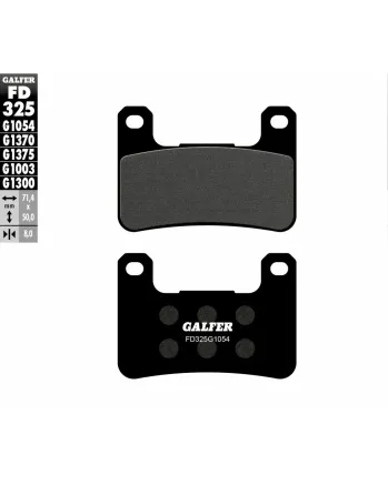 Предни мото накладки Galfer SEMI METAL FD325G1054
