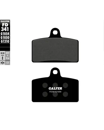Предни мото накладки Galfer SEMI METAL FD341G1054