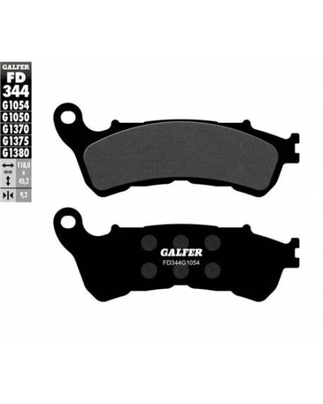 Предни мото накладки Galfer SEMI METAL FD344G1054