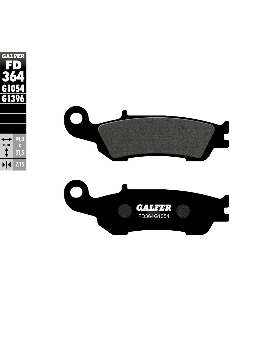 Предни мото накладки Galfer SEMI METAL FD364G1054